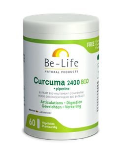 Curcuma 2400 (+Piperine) BIO, 60 gélules